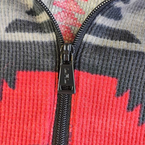 Ralph Lauren Active Aztec Pullover Top Womens 3X Tribal Waffle Knit Southwest - Picture 6 of 11